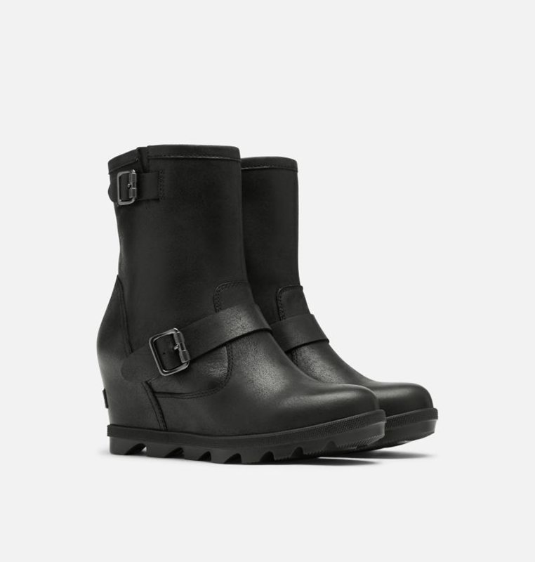 Sorel Dam Wedges Svarta - Joan Of Arctic™ Ii Moto Boot - BSX-561028